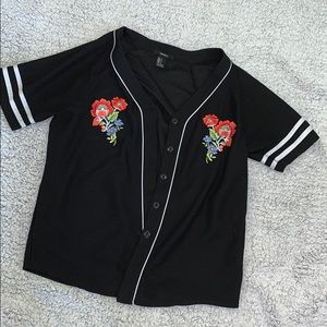 Button up Baseball Shirt
